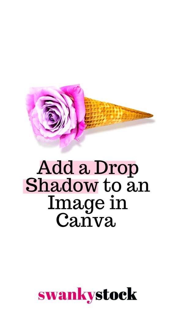 Canva Tutorial. Add a drop shadow to an image in Canva. Photography. Lighting. Graphic Design. 